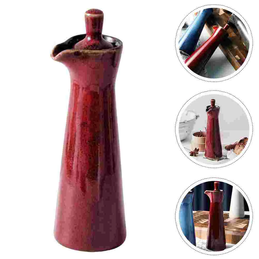 

Kiln Seasoning Bottle Oil Kitchen Condiment Home Can Dispenser Storage Container