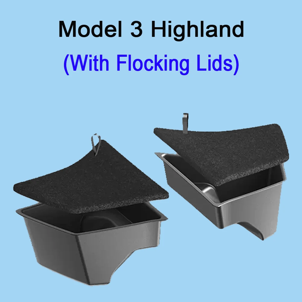 

Органайзер-контейнер Для Багажника Tesla Model 3 Highland 2024-2025 С Крышкой, Аксессуары Для Декоративной Перегородки Багажника