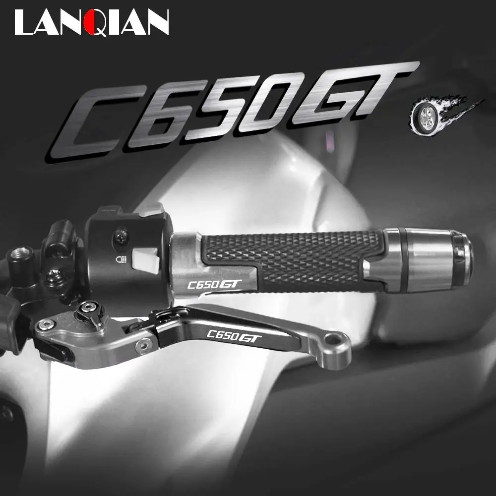 

Motorcycle Aluminum Brake Clutch Levers Handlebar Hand Grips ends For BMW C650GT C650 GT 2011 2012 2013 2014 2015 2016 2017