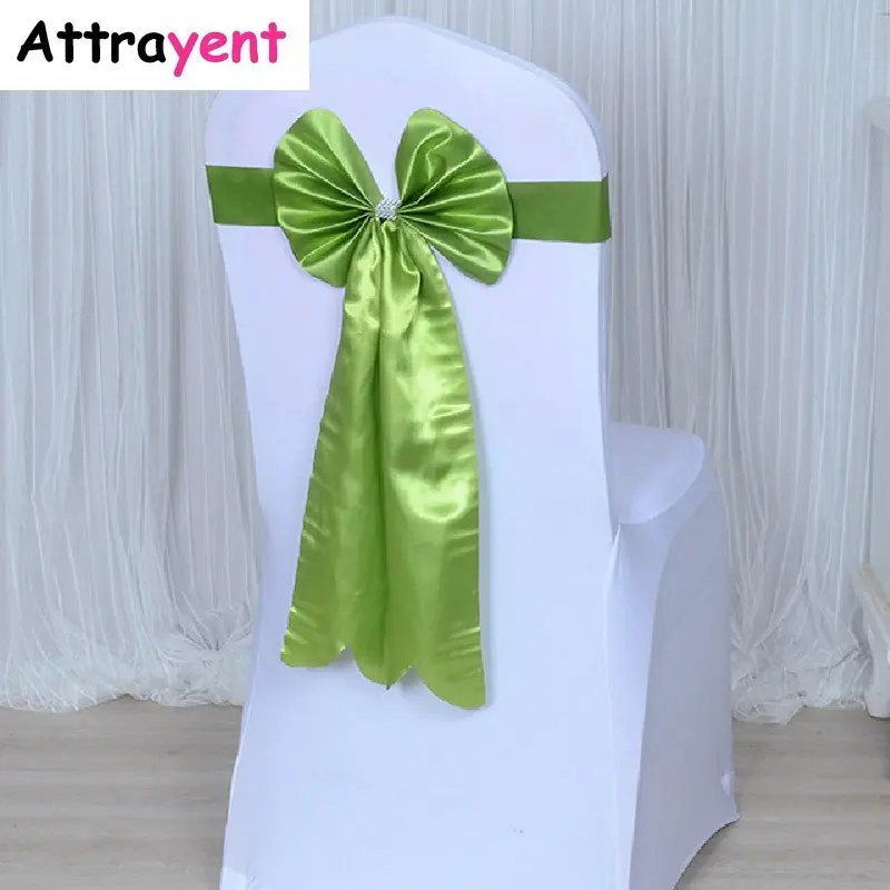 

10/50 шт., декоративные ленты-банты для стула