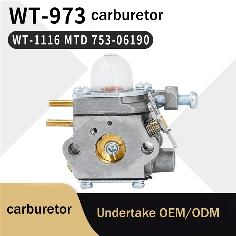 Для карбюратора Walbro WT-973 WT-1116 MTD 753-06190 Механический карбюратор Remington RM2510