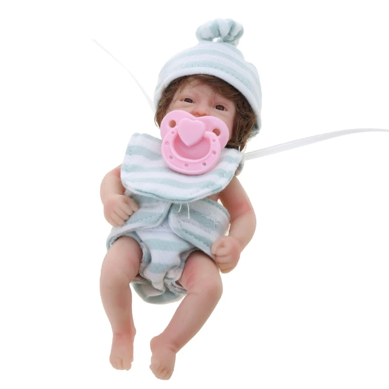 

6in Handmade for DOLL Cuddly for DOLL Washable Full Body Silicone Children Perfe