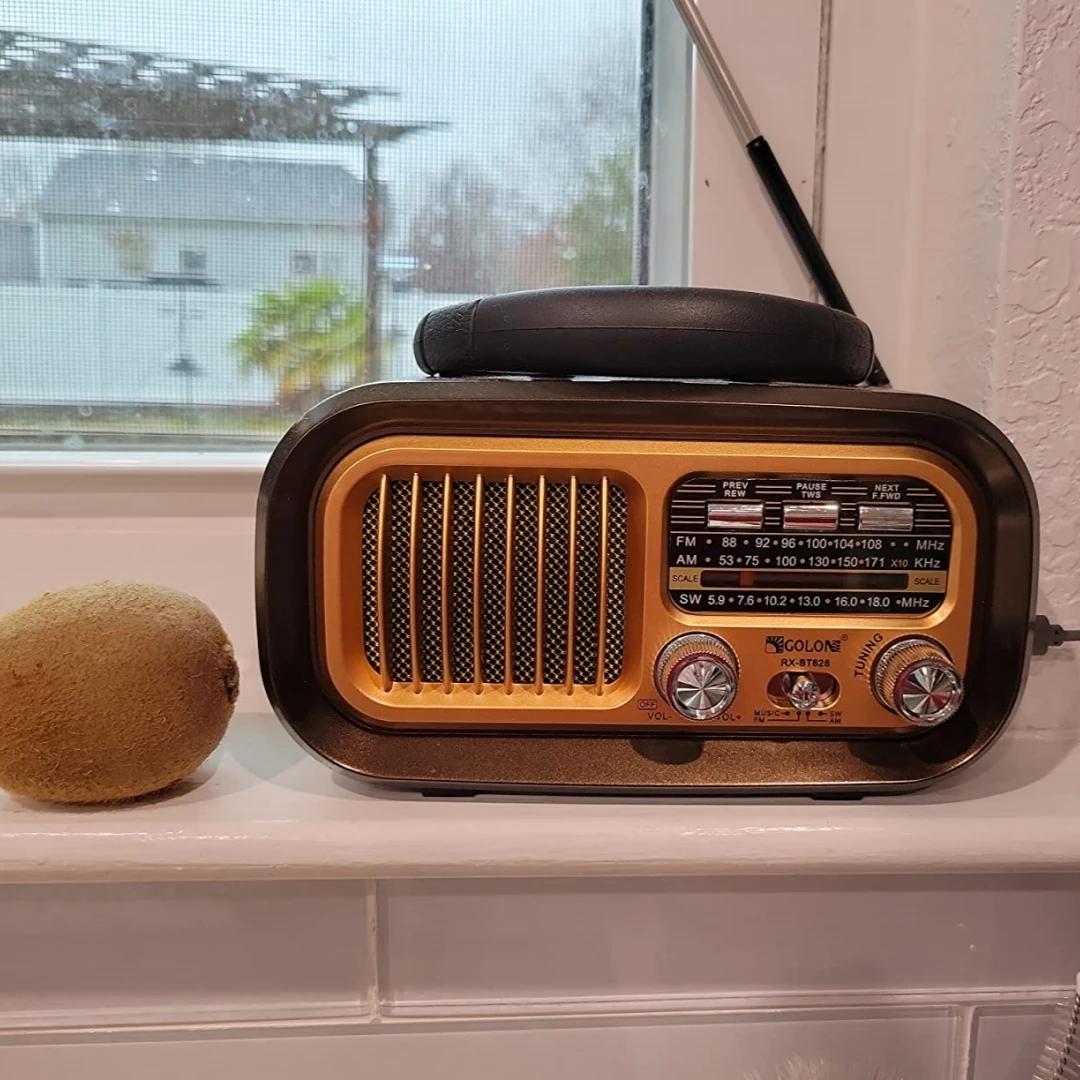 RX-BT628 Portable Retro Home FM AM SW Radio Full Band Charging Wireless Bluetooth Speakers Support USB TF Card Playback Boombox