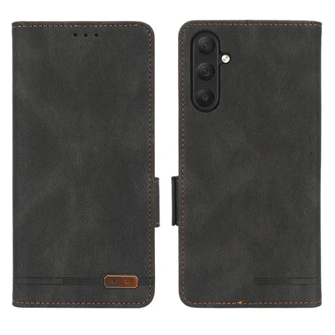 Кожаный чехол-книжка с текстурой кожи для Samsung Galaxy A24 4G, чехол-книжка с полным покрытием для SAMSUNG A24 A 24 A2 4, чехлы для телефонов