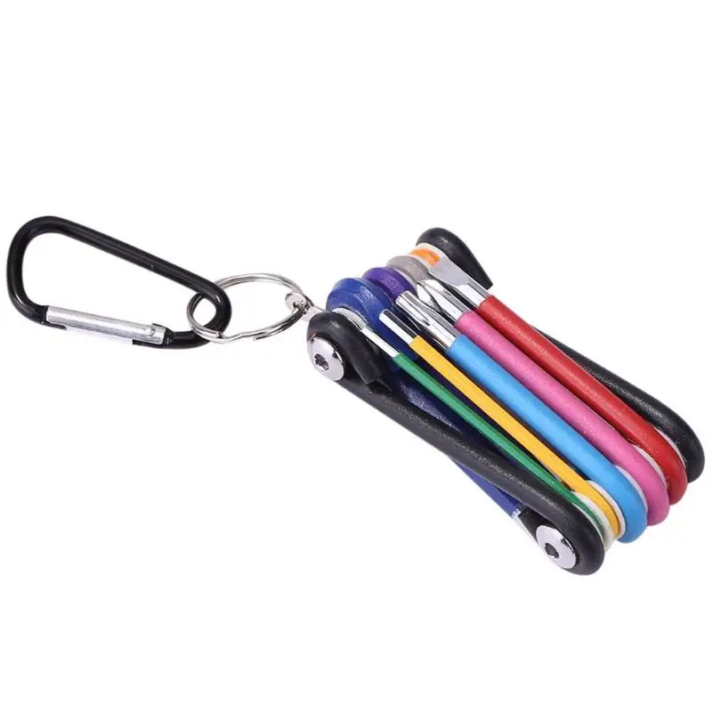 

Folding Hexagon Wrench Set Allen Key Set Hex Wrench Screwdriver Set Hexagon Spanner Universal Hand Tools Kit Bicycle Accessories