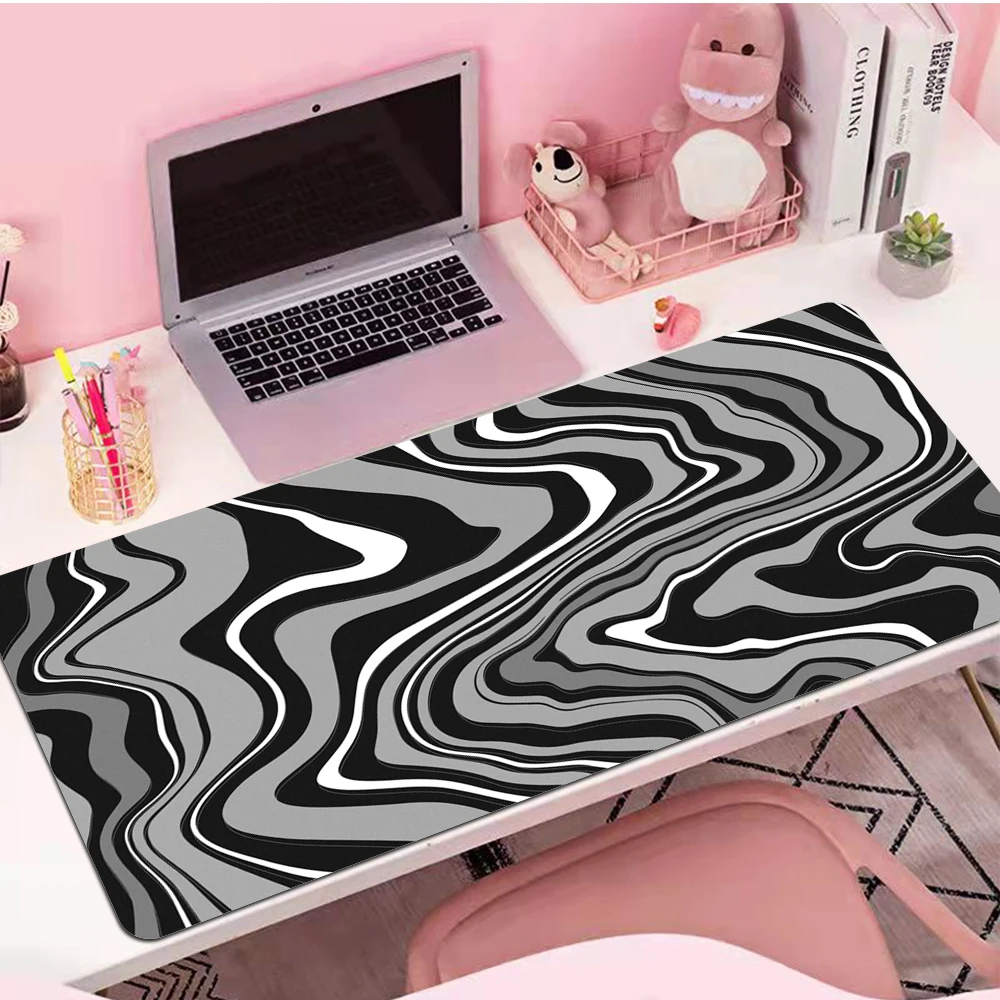 

Marble Art INK Liquid Strata XXL Geometric Mousepad Gamer Mause Pad Keyboard Deskmat Kawaii Rubber Mousepad Alfombrilla Raton