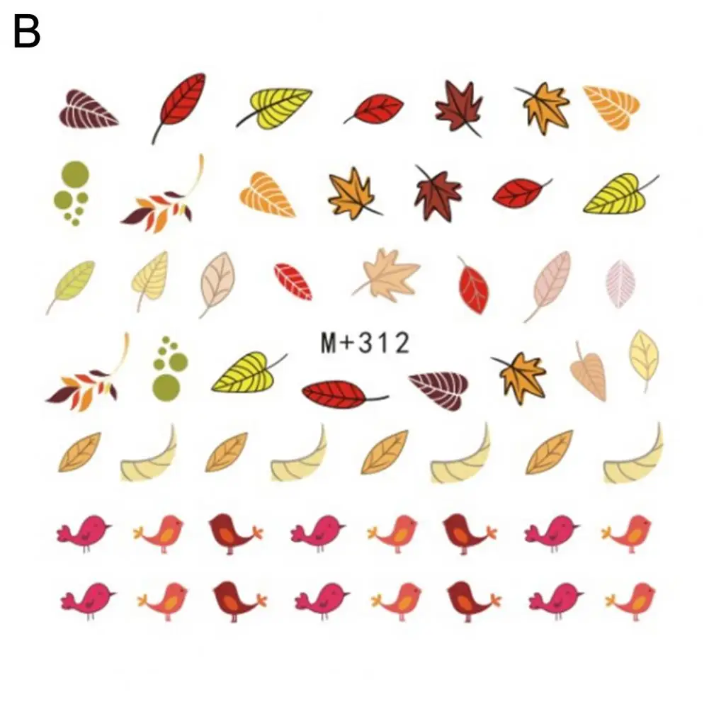 Декоративная водостойкая ультратонкая красочная наклейка для ногтей на День