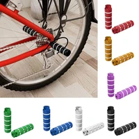 2pcs aluminum alloy non slip bicycle pegs for mountain bike bicycle cycling rear stunt for 38 inch 26t axles pedals