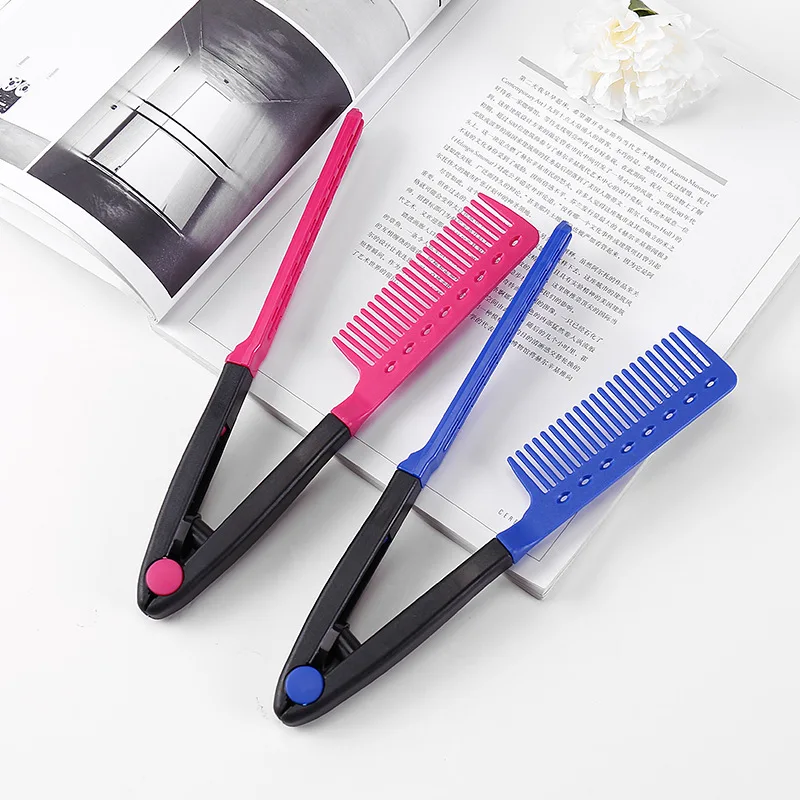 

1pcs Washable Folding Hair Straightener Comb Hairdressing Brush Comb Hair Styling Clip Tool Barber Accessories Comb for Hair