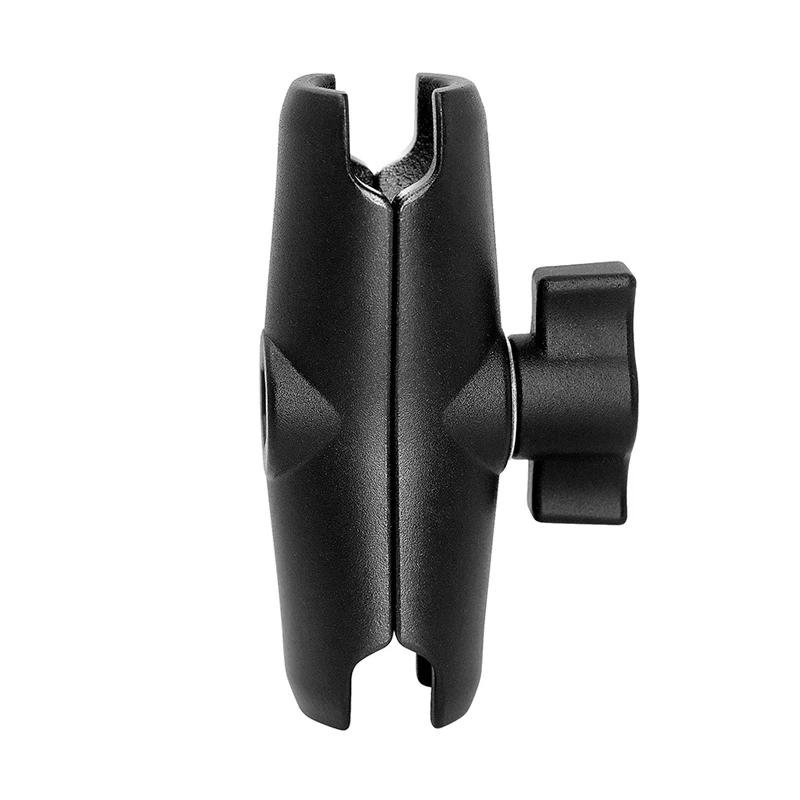 Motorcycle Ram Mount Support Compatible with 1 Inch 25mm Ball Components Double Socket Arm for Gopro Garmin Action Camera