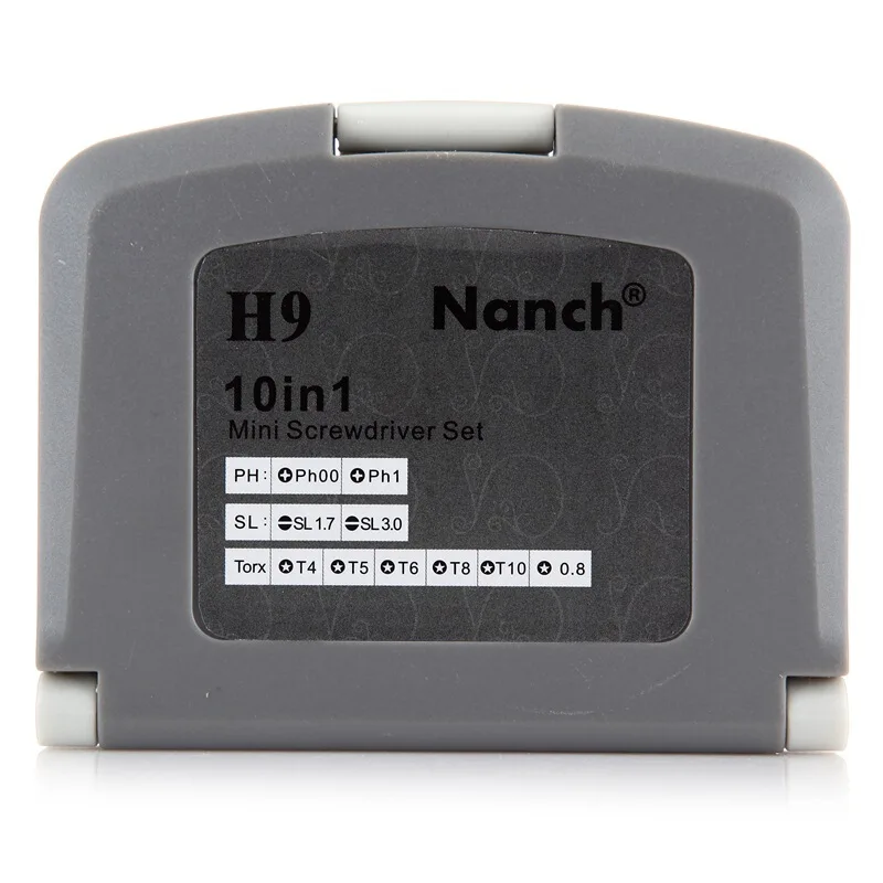 Набор инструментов для ремонта телефонов NANCH 10 в 1 стальная Отвертка из CRV