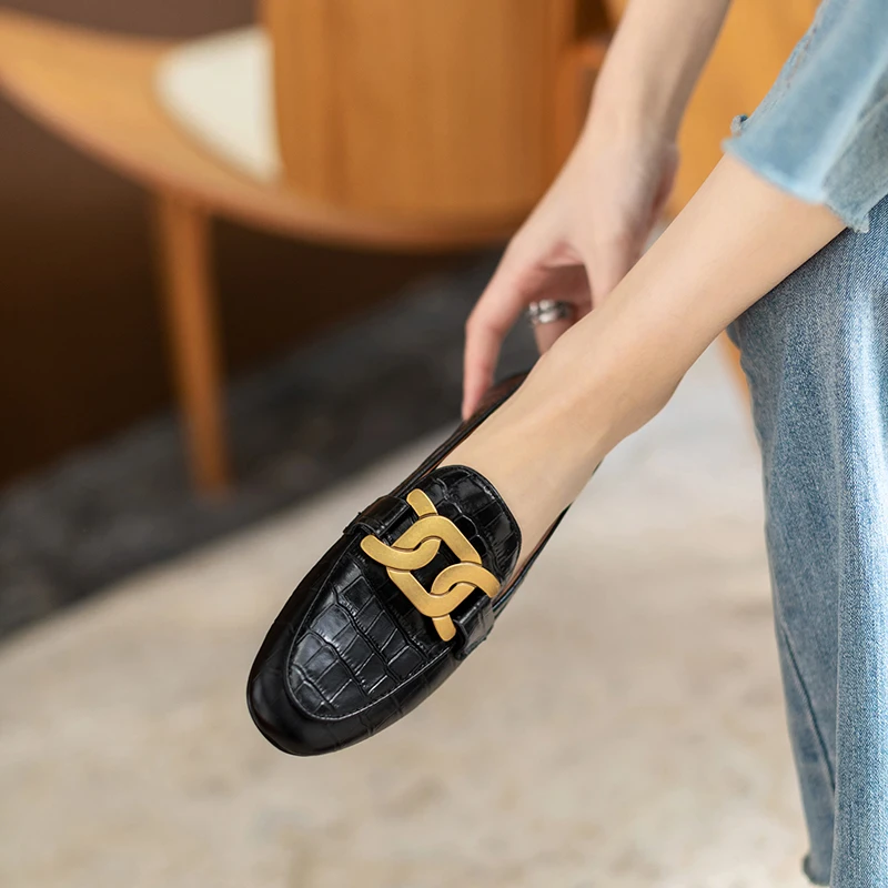 Женские лоферы 2022 женские детская замшевая обувь из воловьей кожи женская на