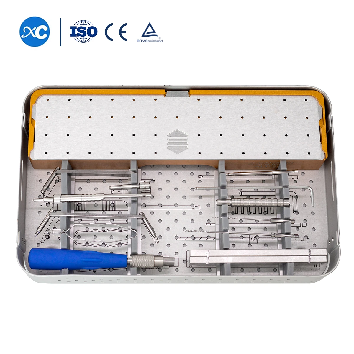 

Advanced Locking Plate System ALPS 2.4mm Veterinary Orthopedic Surgical Instruments Kit for Pet Animal Surgery