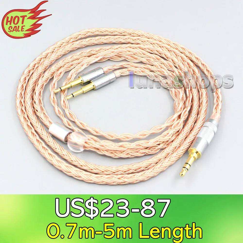 Кабель для наушников LN006760 2 5 мм 4 3 XLR 16 ядер 99% 7N OCC Hifiman HE560 HE-350 HE1000 V2 | Электроника