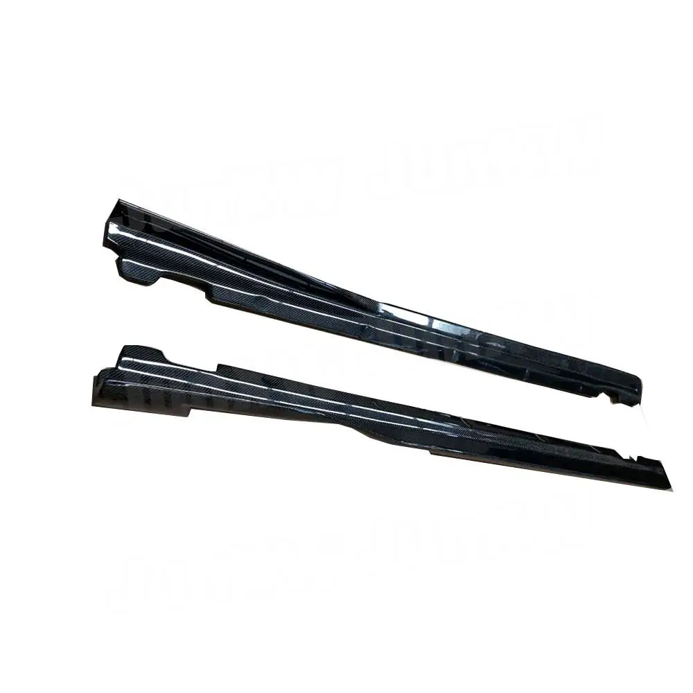 Передний спойлер для губ из углеродного волокна боковые юбки фартуки задний