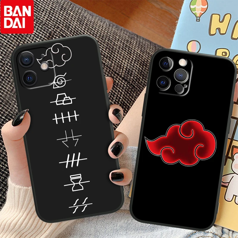 anime naruto hot boy for apple iphone 13 12 11 pro max mini xs max x xr 6 7 8 plus 5s se 2020 tpu soft silicone black phone case free global shipping