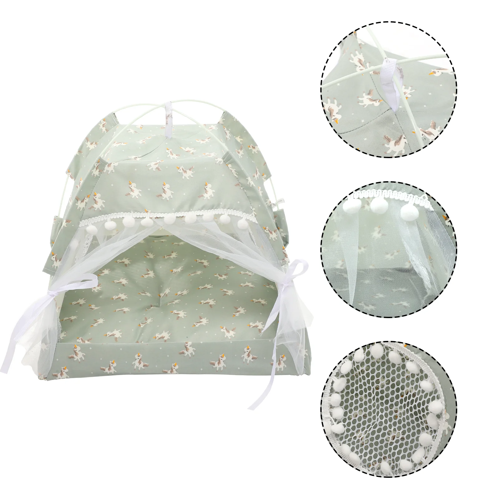 Будиночок для питомцев палатка домашних животных очаровательная хижина кошек