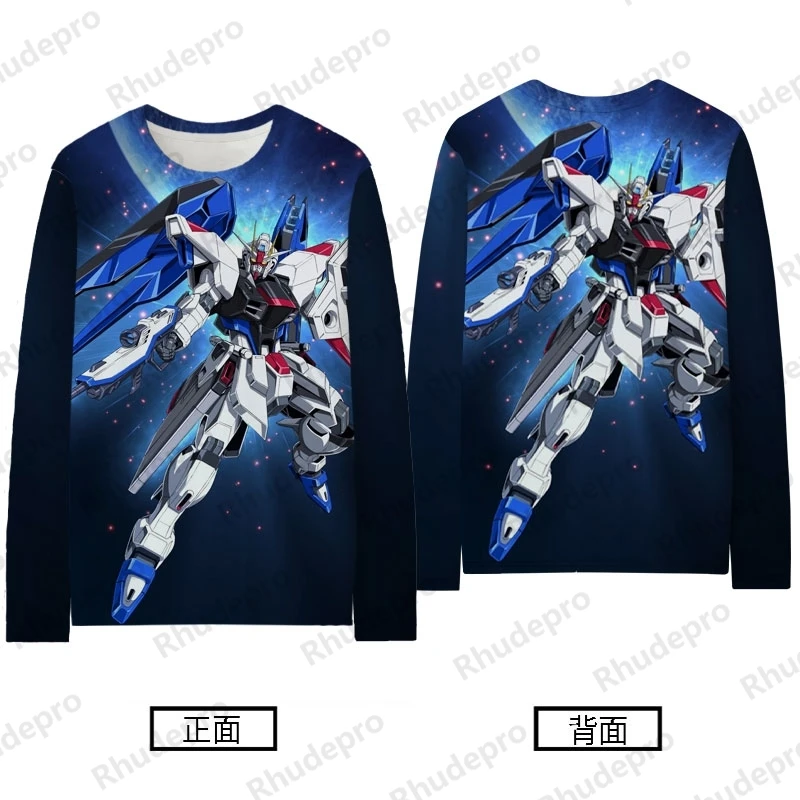 Мобильный костюм Gundam Совместная брендовая одежда Мужская тенденция Все Dare To Reach