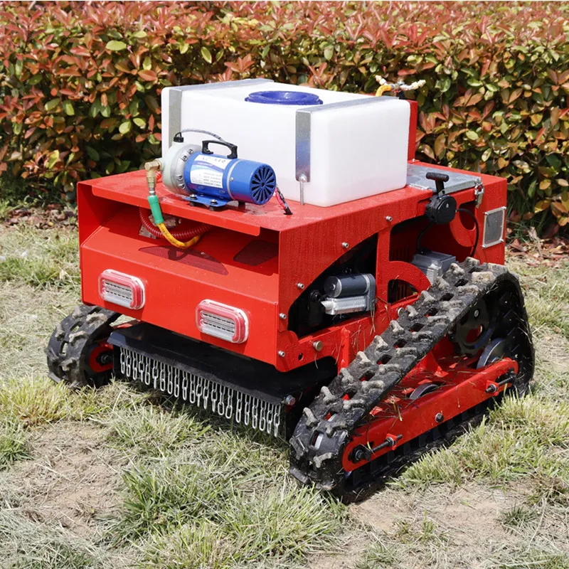 New!!!Agriculture Remote Control Crawler Lawn Mower Automatic zero turn lawn mowers