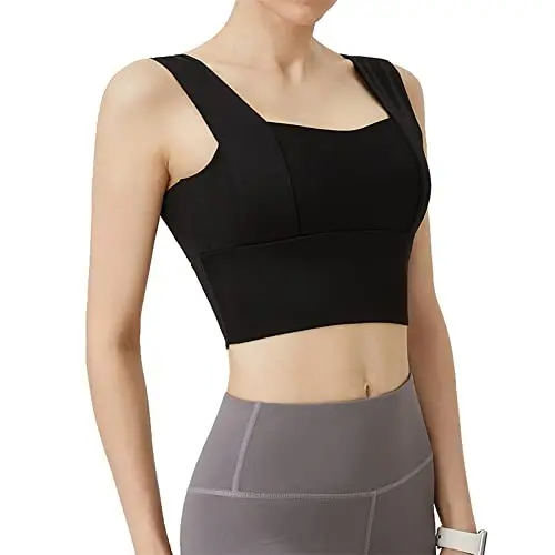 

US Stock Ohyoga Women Breathable Sports Bra Exercise Shockproof Running Fitness Yoga Top Push Up Comfortable Bralette