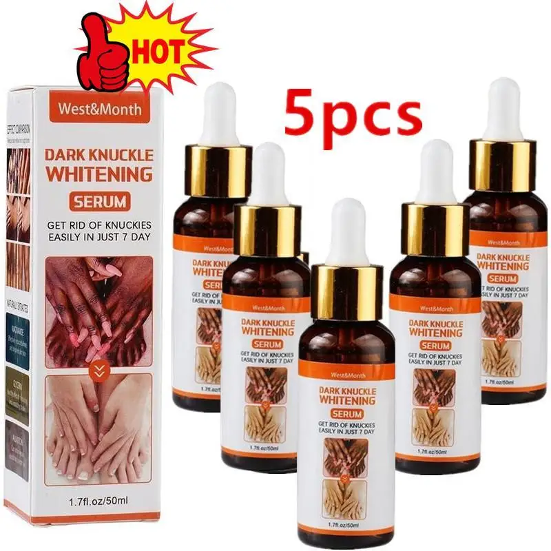 

5X Dark Knuckles Whitening Serum Dark Knees And Elbows Lightening Serum Dark Spots Cream Body Oil Lighten Body Care