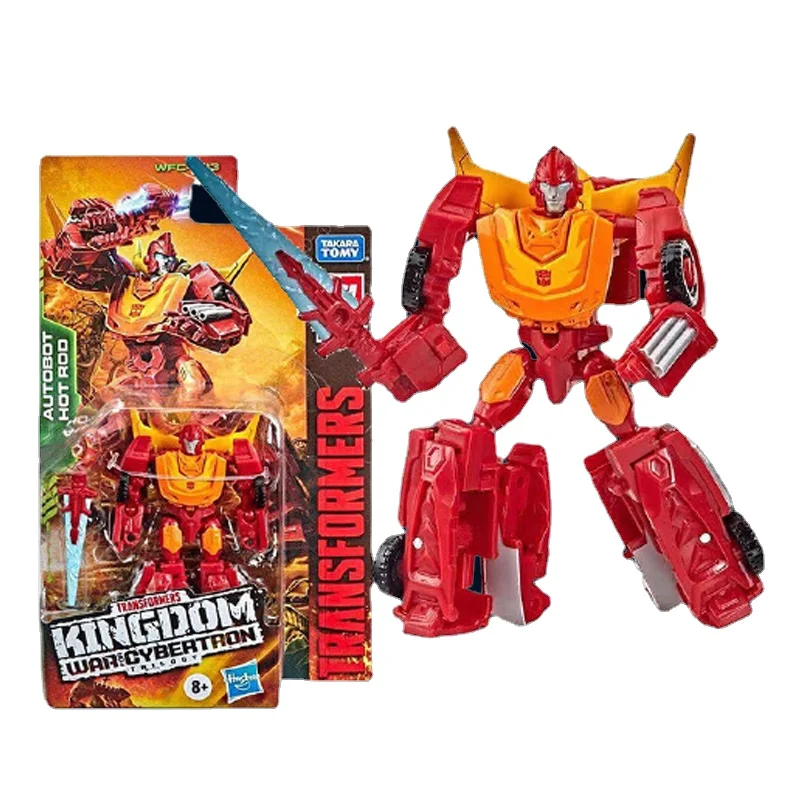 

Фигурка трансформера Hasbro, серия Kingdom Legacy, основной уровень, autobot Hotrod, коллекционная игрушка, подарок