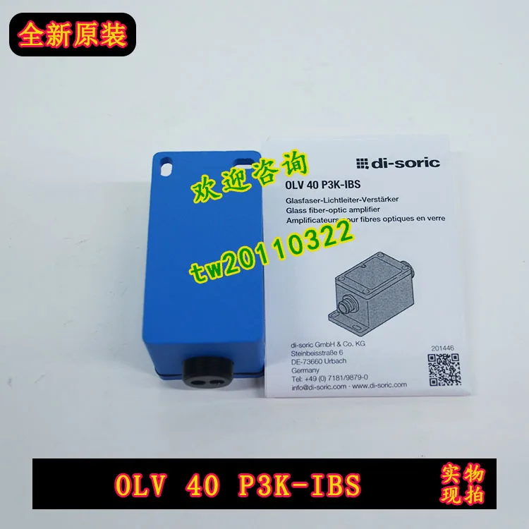 [Импорт переговоров] OLV 40 P3K-IBS немецкий диагностический оптоволоконный датчик