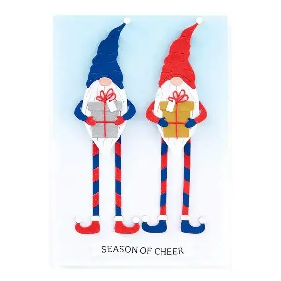 Mmao Craft металлические штампы для резки пресс-форма рождественских танцев гном