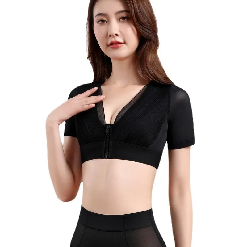 Корсет Формирующий топ с молнией стиль средней яркости корсет для коррекции
