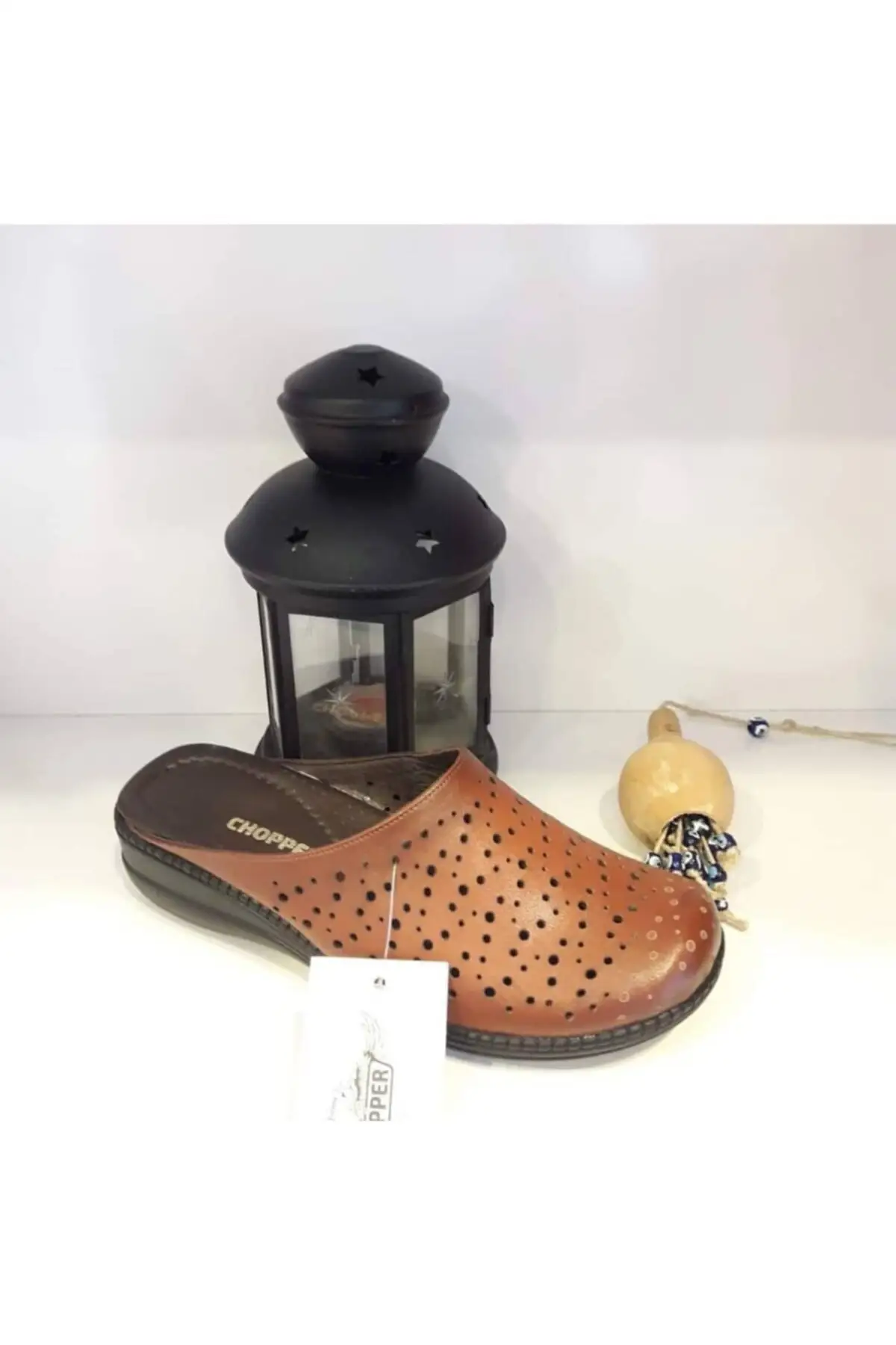 

Женские коричневые кожаные анатомические Тапочки