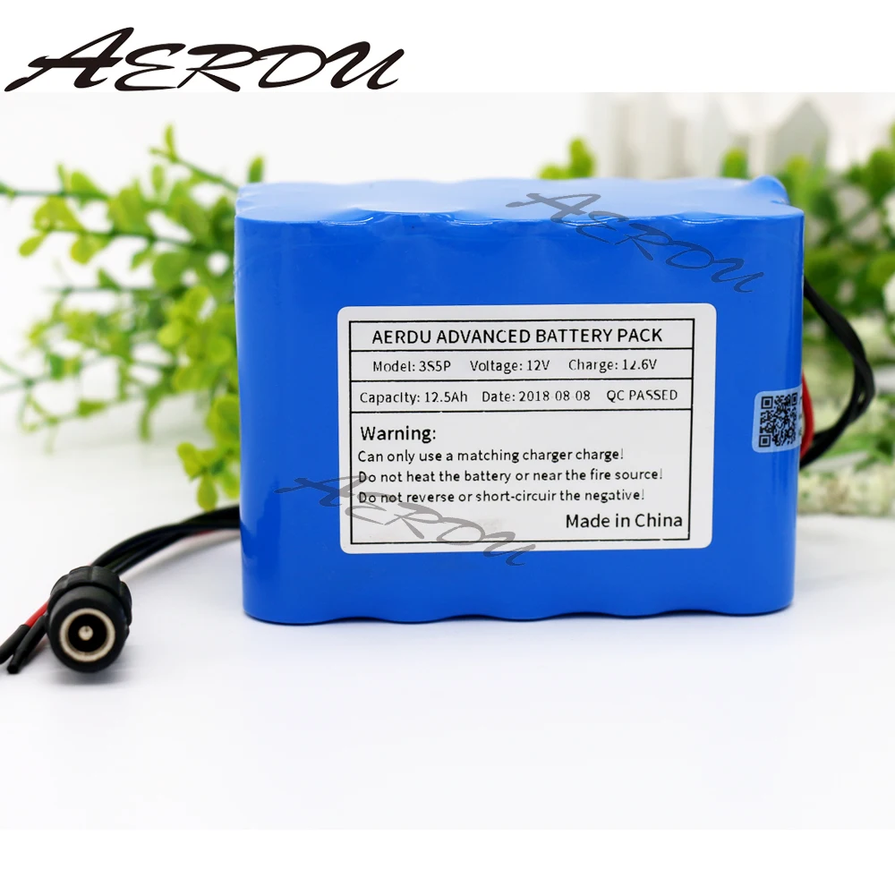 

Аккумуляторная батарея AERDU 3S5P, 12 В, 12500 а/ч, 11,1 мА/ч
