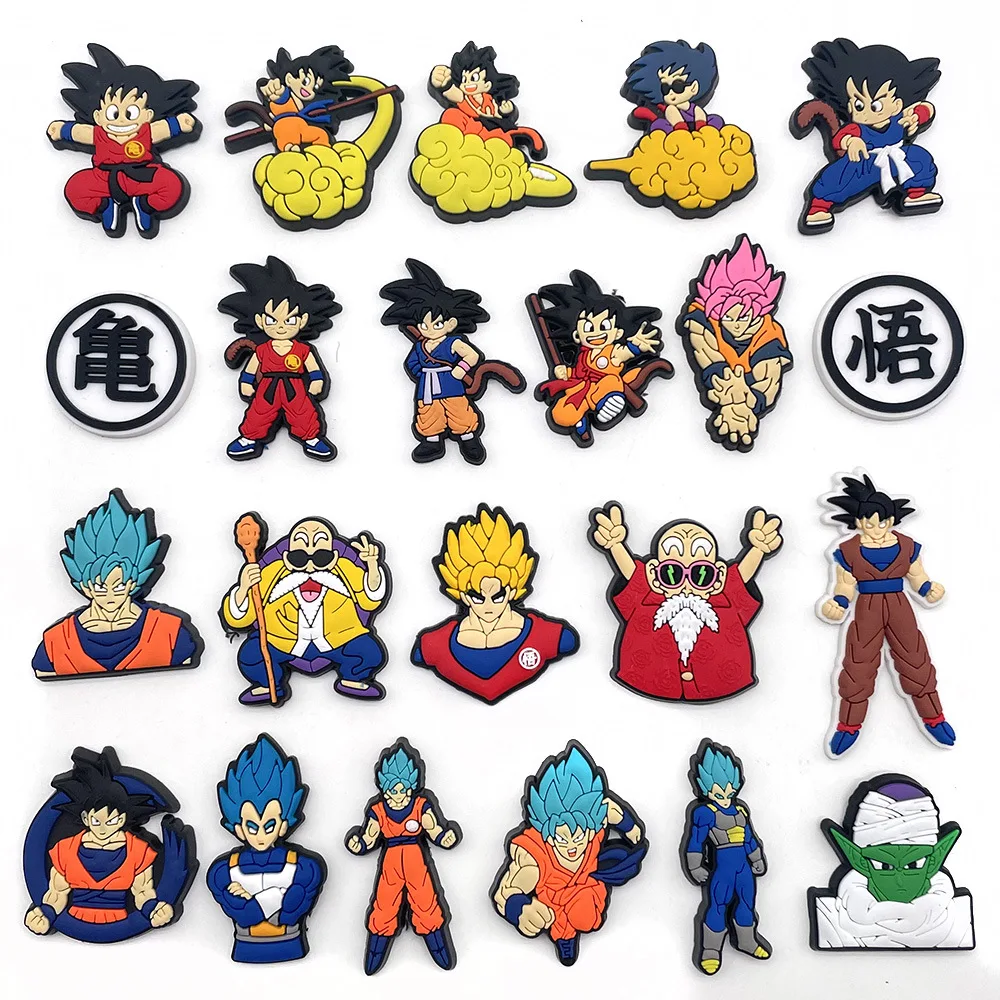 New 20PCS/set cute Anime Croc Charms Designer DIY Cartoon Shoe Decoration Charm for CROC JIBZ Clogs Kids Boys Women Girls Gifts