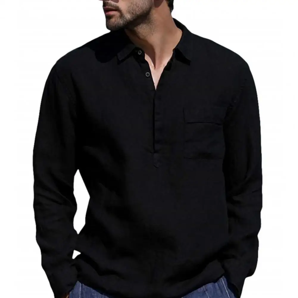 

Leisure Trendy Pullover Half Single-breasted Summer Tops Casual Summer T-shirt Solid Color for Daily Wear