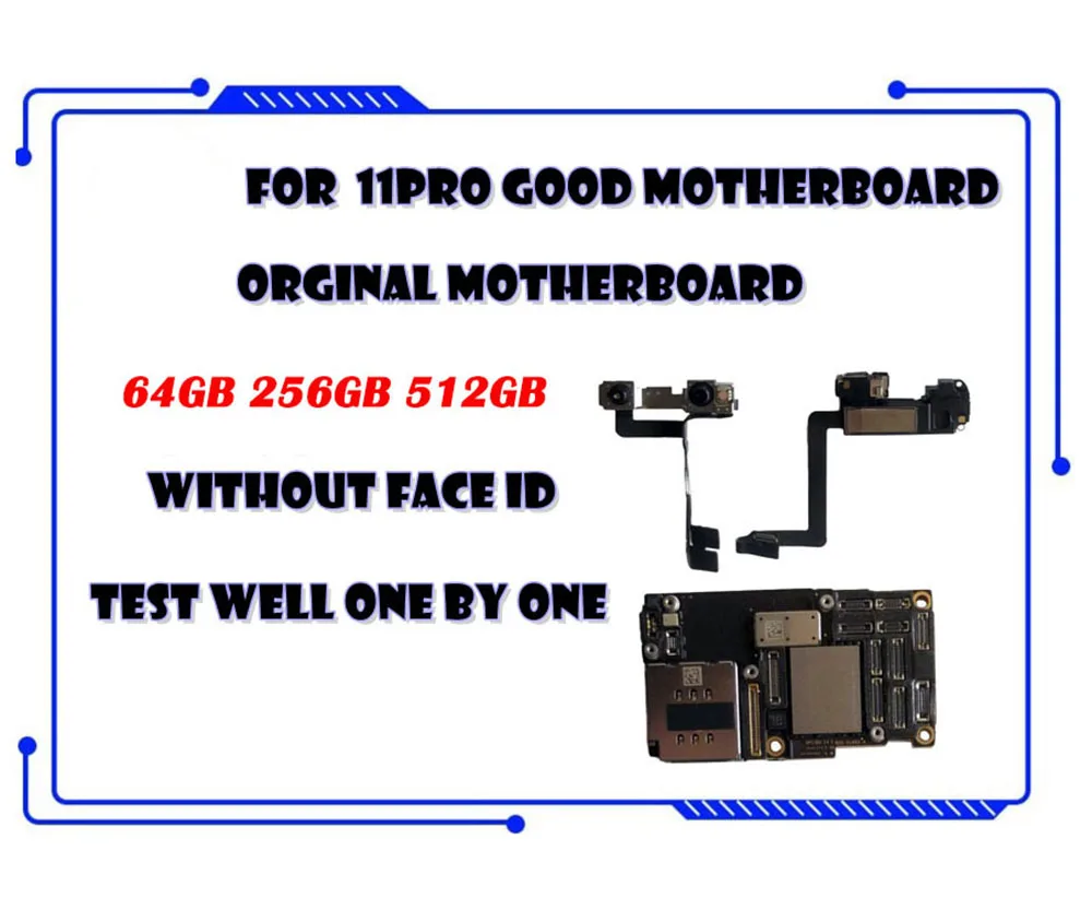 Оригинальная разблокированная материнская плата для iPhone 11/11Pro/11Pro Max Face ID