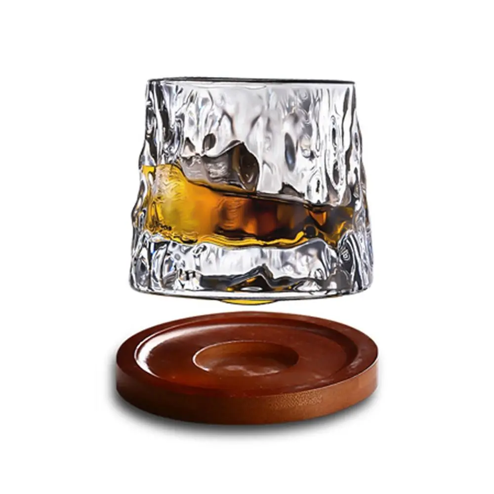 

Хрустальный вращающийся бокал для виски