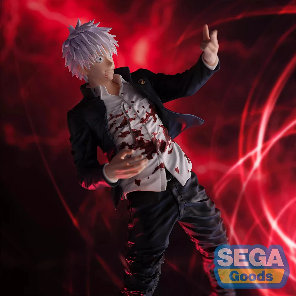 Оригинальный SEGA Jujutsu Kaisen Dai 2 Ki Figurizm Alpha Satoru Gojo Jutsushiki Hanten Aka 24 см аниме-фигурка модель