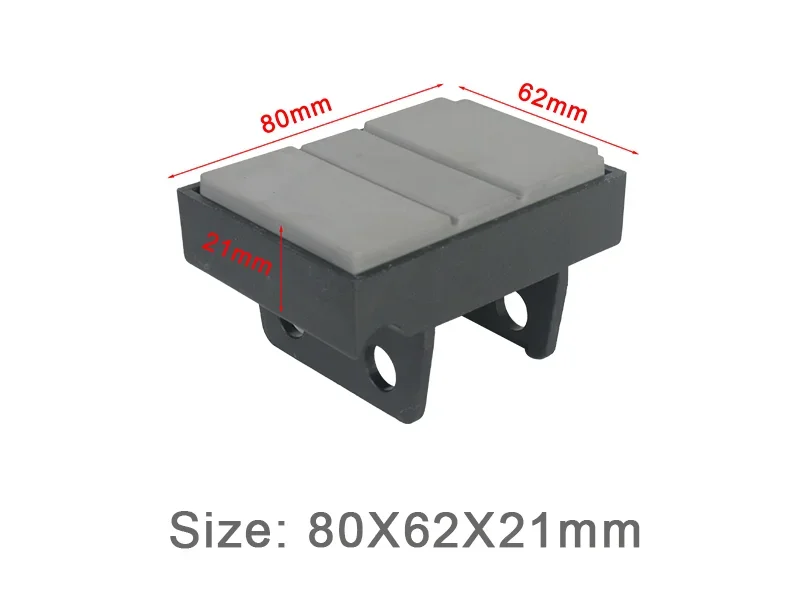 

10 шт. CCE024-80X62X21 мм Транспортировочный блок Детали деревообрабатывающего станка Цепная накладка для кромкооблицовочного станка SCM