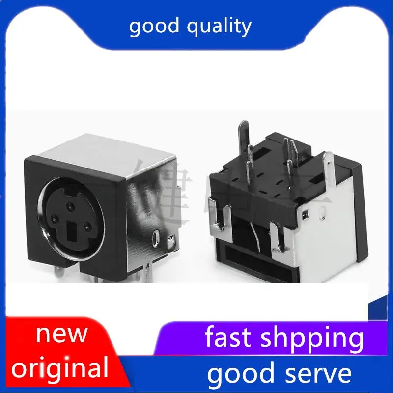 

10pcs original new MDC-3-02 large keyboard plug DIN interface S terminal fully enclosed 6-pin 3-pin three core socket female