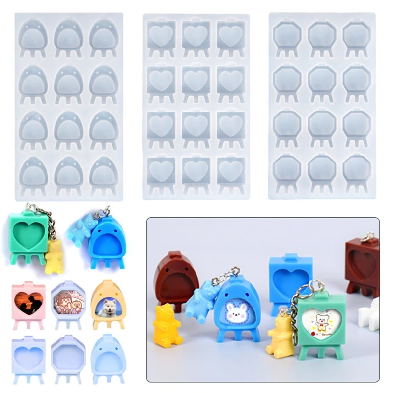 

Love Friendship Wish Epoxy Mold Resin Casting Pendant Mold Suitable for Crafts 124A