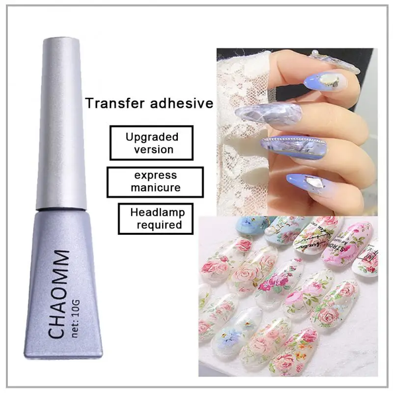 

10 Ml Nail Transfer Foil Gel Nail Function Gel Soak Off UV LED Varnish Foil Printing Gel DIY Nail Art Design Nail Polish TSLM1