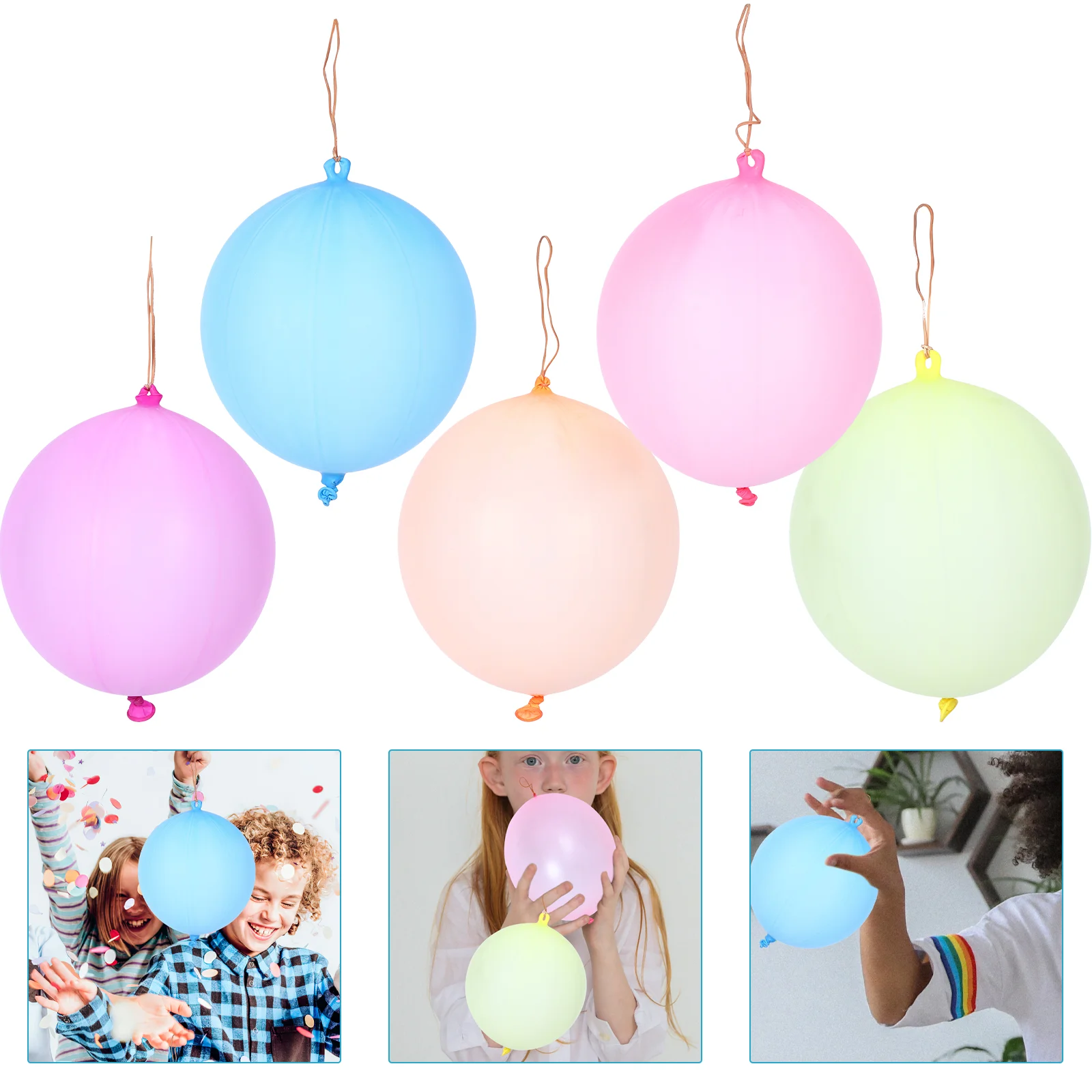 

30pcs Punching Balloon Party Game Props Punch Balloons Party Game Funny Punch Balloons Kids Party Favors