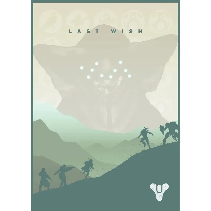 Destiny Raid коллекция видеоигр для гостиной настенное Искусство Декор дома