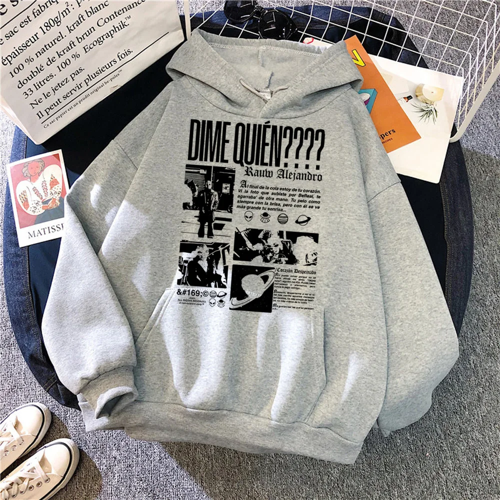 Раув Алехандро толстовка Y2K аниме свитер каваи забавный элегантный подростковые