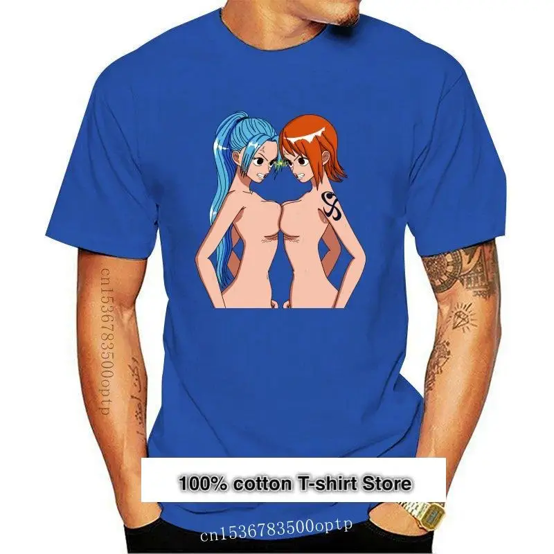 

Camiseta de una pieza para hombre y mujer, camisa blanca, nami y vivi