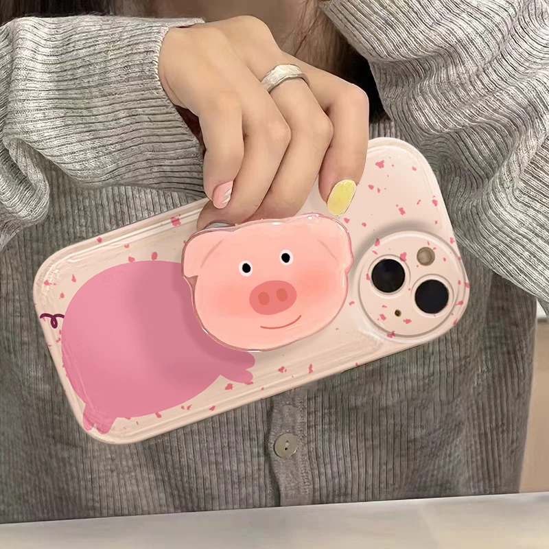 

Fun Pig BracketFor Huaweinova7/10Phone Casep40mate30Glory50/60/70Apple13/11Millet12oppoa72Soft Casevivox80s12proWomen'sse