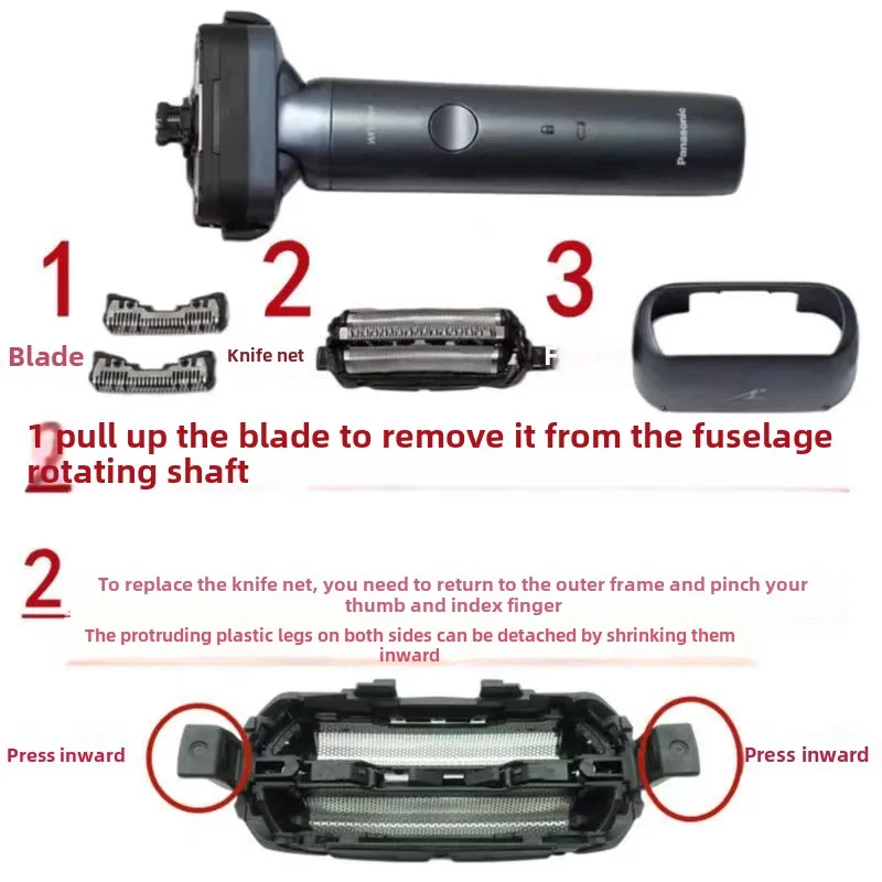 1 комплект бритвенного резака и сетки для Panasonic ES-RM31 ES-RM33 ES-MT22 ES-CM30 ES-LT2P ES-LT2B ES-ST23 ES-ST25