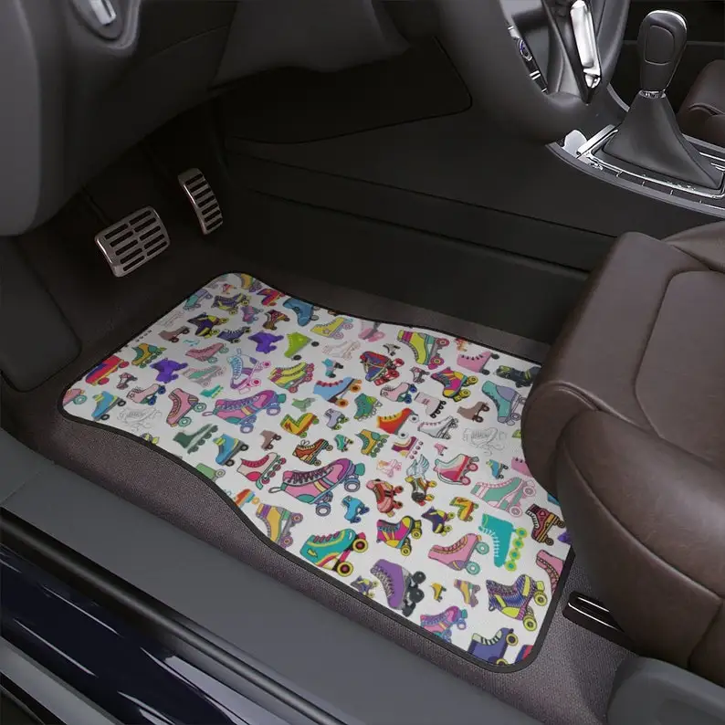 

ROLLERSKATE ROLLER DERBY Car Floor Mats, 1pc per order Front or Rear