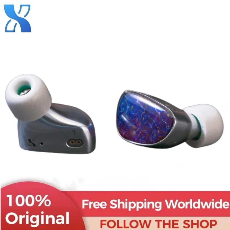 Оригинальные Внутриканальные наушники-вкладыши XSL X-zero IEM 0,78, с мониторингом Hi-Fi, шумоподавлением, для мобильных компьютерных игр, спортивные наушники KZ IE900 Xelento