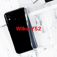 soft black tpu case for wiko view 5 back cover clear transparent phone case on wiko y52 y 52 view5 plus coque for wiko y52 funda