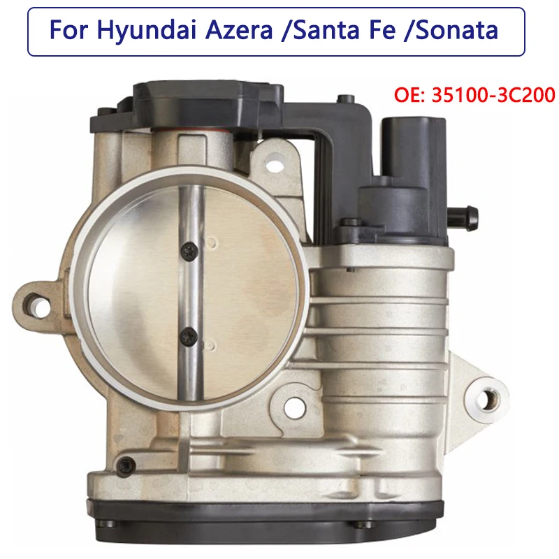 

351003C200 Throttle Body for 2006-2012 Hyundai Azera Santa Fe Sonata Entourage Kia Sorento Amanti Sedona 3.3L 3.8L 35100-3C200